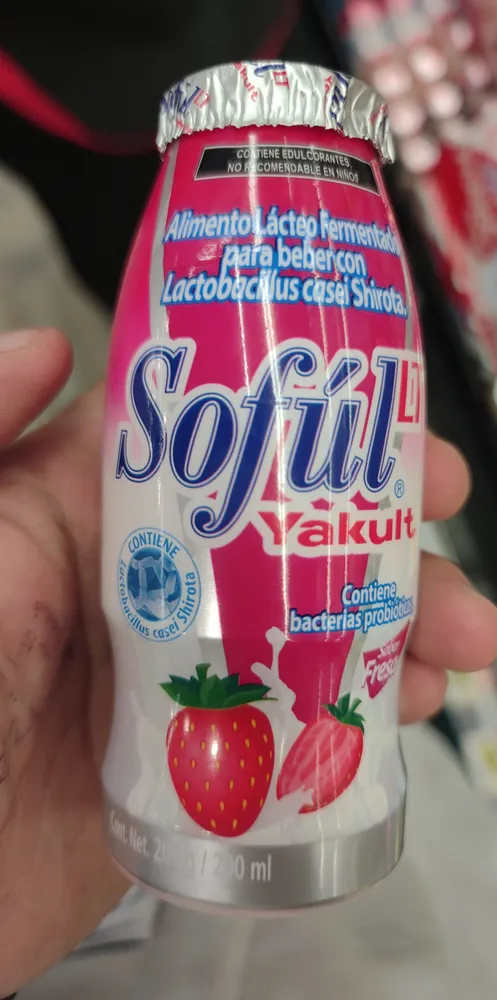 Bebida lactofermentada fresa sofúl