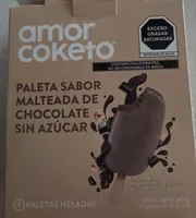 Paleta Sabor Malteada De Chocolate