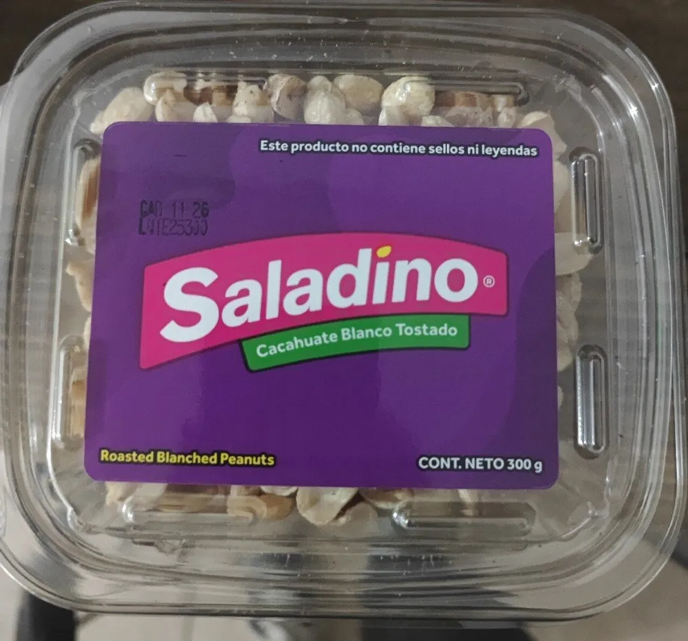 Cacahuate blanco tostado
