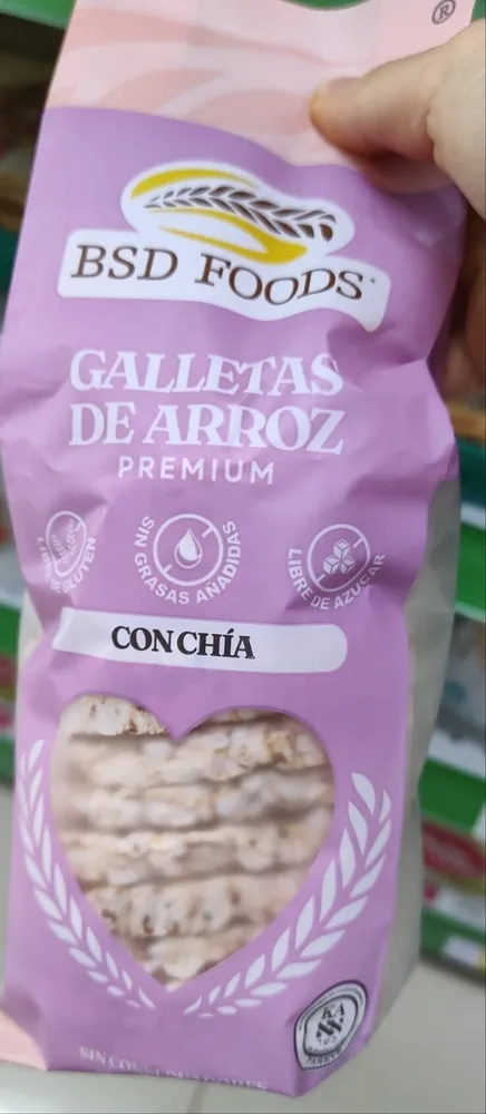 Galletas de arroz premium