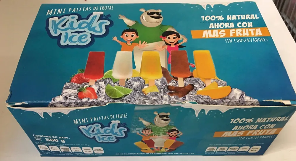 Mini paletas de agua Kids Ice