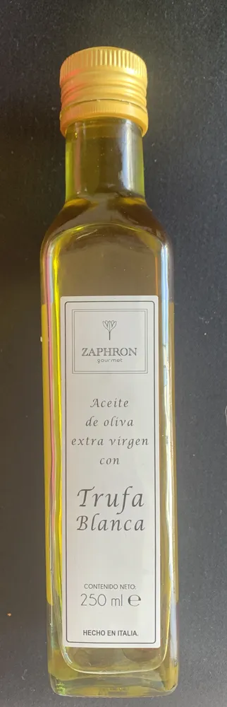 Aceite de oliva extra virgen con Trufa Blanca