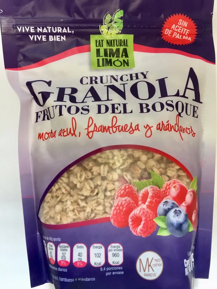 CRUNCHY GRANOLA FRUTOS DEL BOSQUE