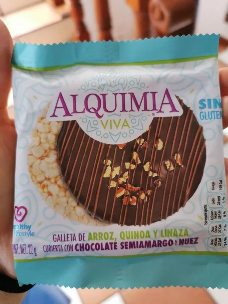 Galleta de arroz, quinoa y linaza