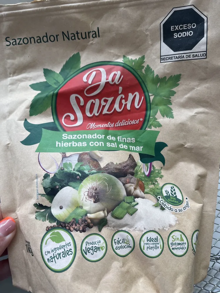 Sazonador de finas hierbas con sal de mar