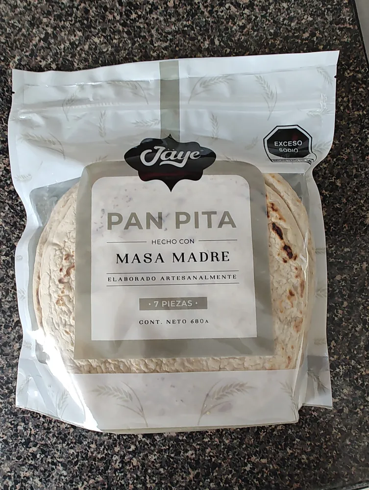 Pan Pita Masa Madre
