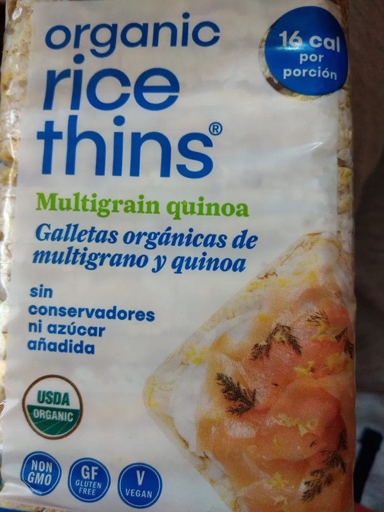 organic rice thins