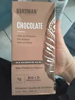 alimento líquido de chicharo sabor chocolate
