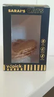 Galleta con relleno de crema de almendra, maca y canela