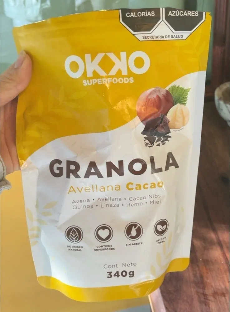 Granola noisette cacao
