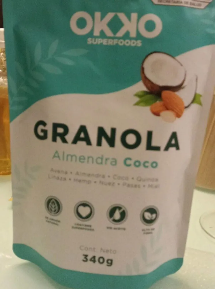 Granola almendra coco