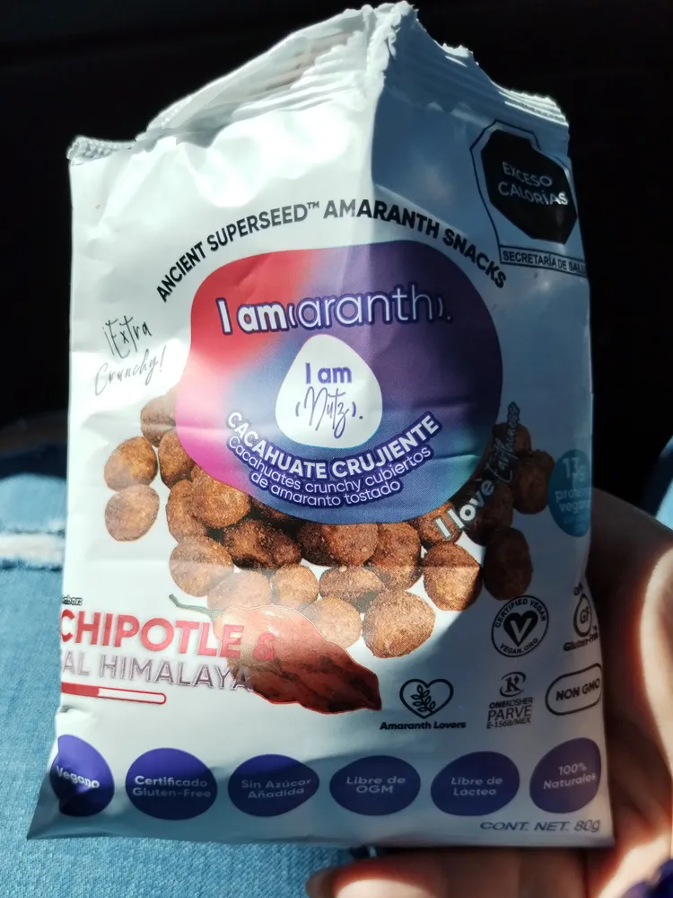 Amaranth Snacks Chipotle Himalayan Salt