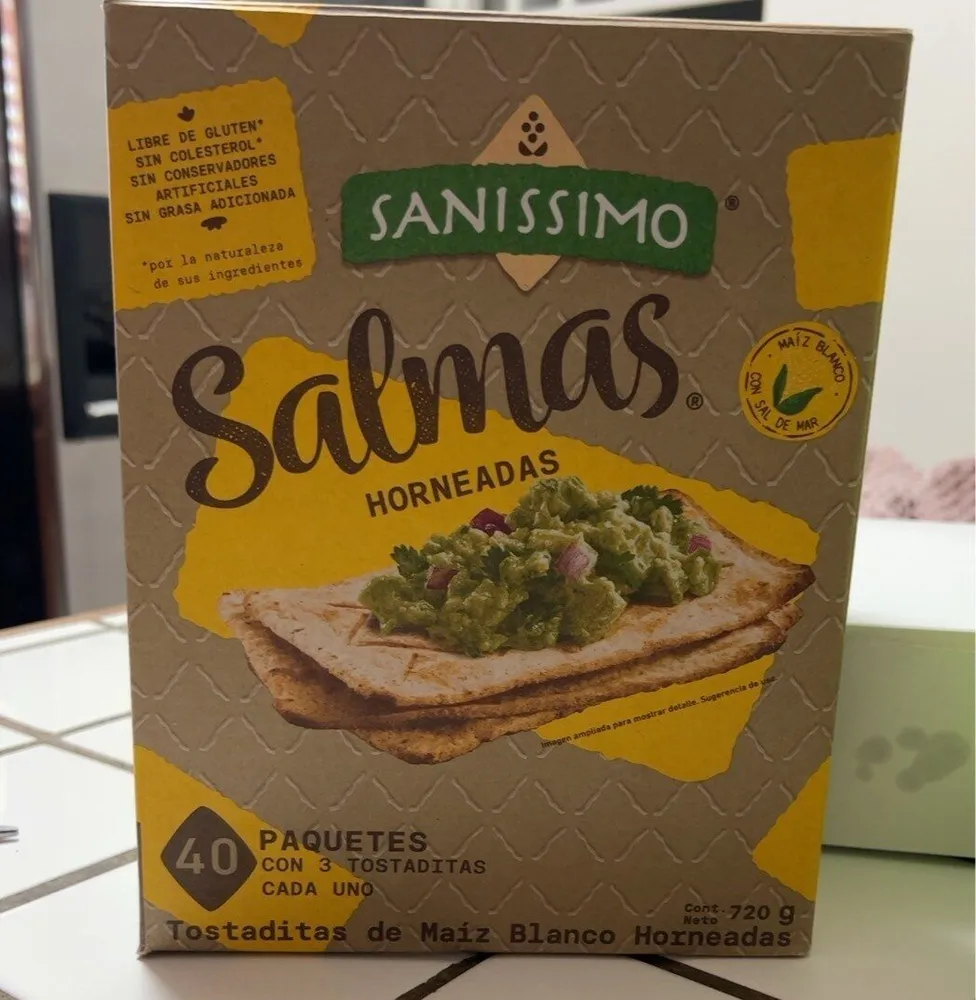 Salmas Salted, Oven Baked Corn Crackers