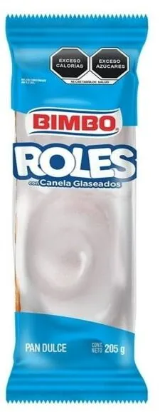 Roles con canela glaseados Pan dulce