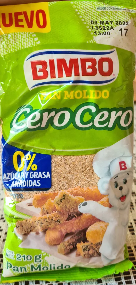 pan molido cero cero