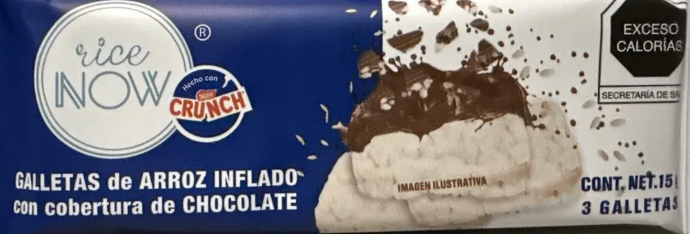 Galletas De Arroz Inflado Con Cobertura De Chocolate Crunch