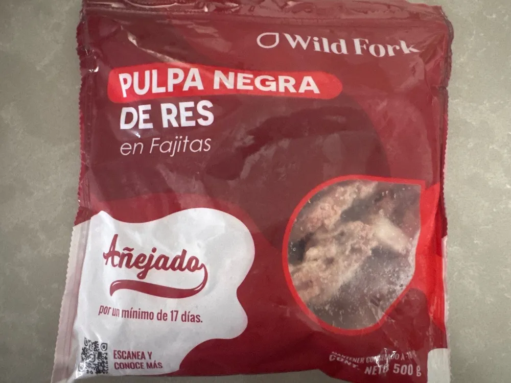 Pulpa Negra De Res En Fajitas Añejado