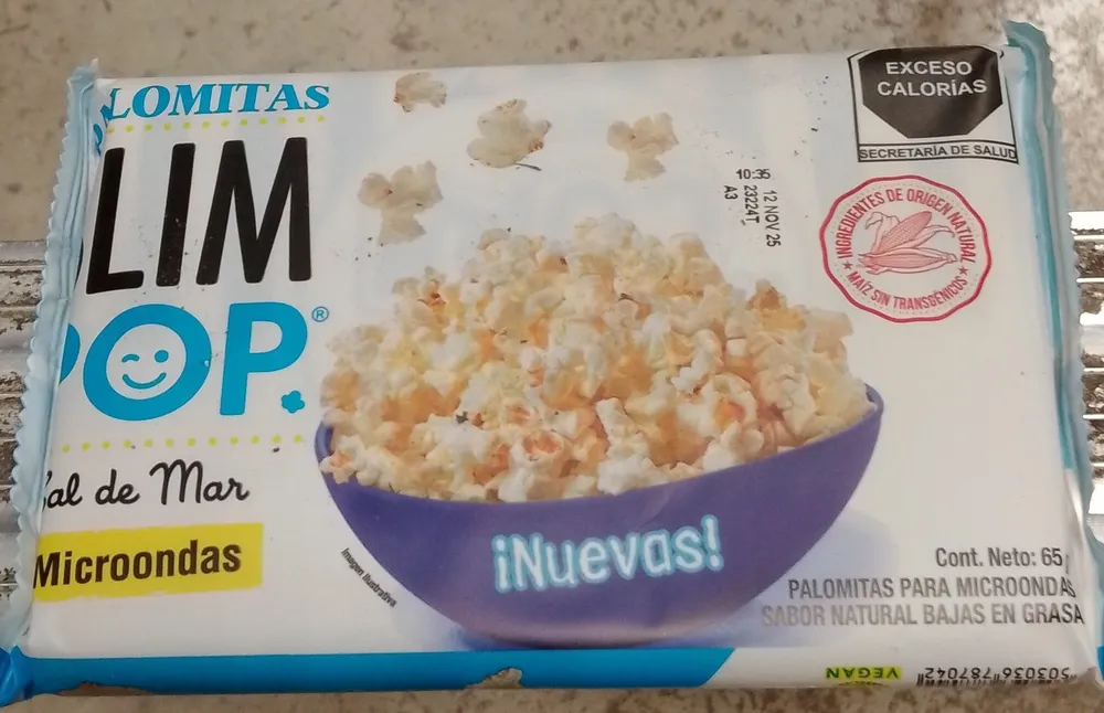 Palomitas Sal De Mar De Microondas