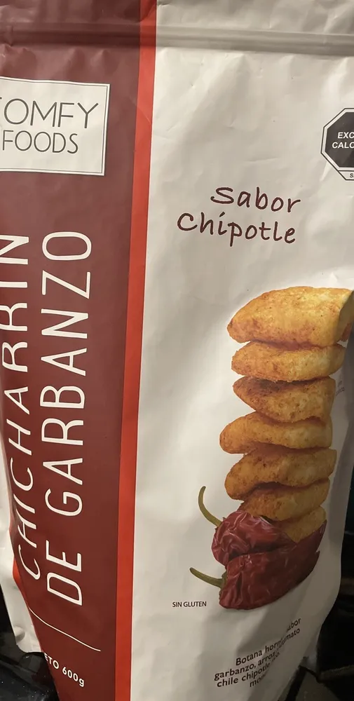Chicharrón de Garbanzo sabor chipotle