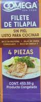 Filete de tilapia listo para cocinar