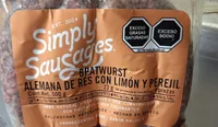 Bratwurst Alemana De Res