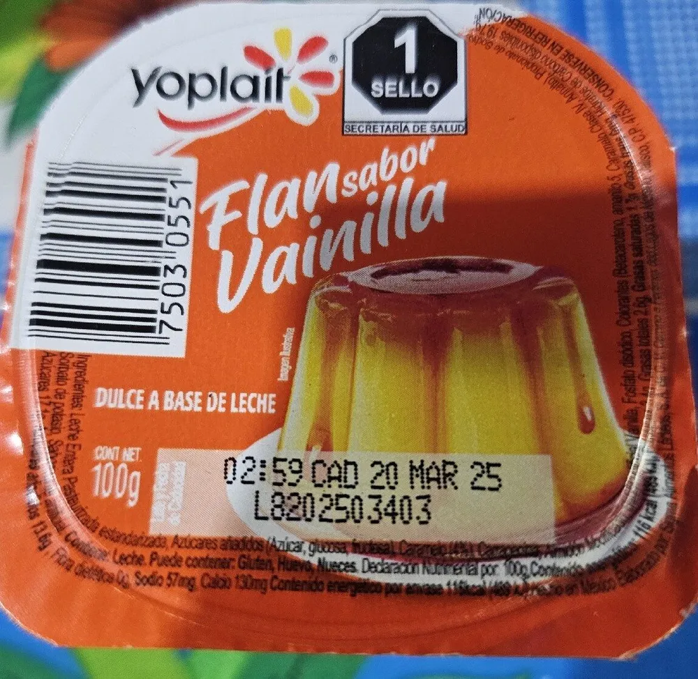 Flan vainilla