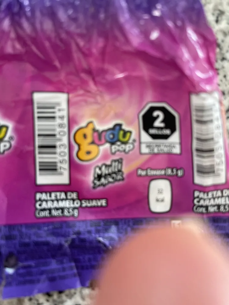 Paleta de caramelo suave