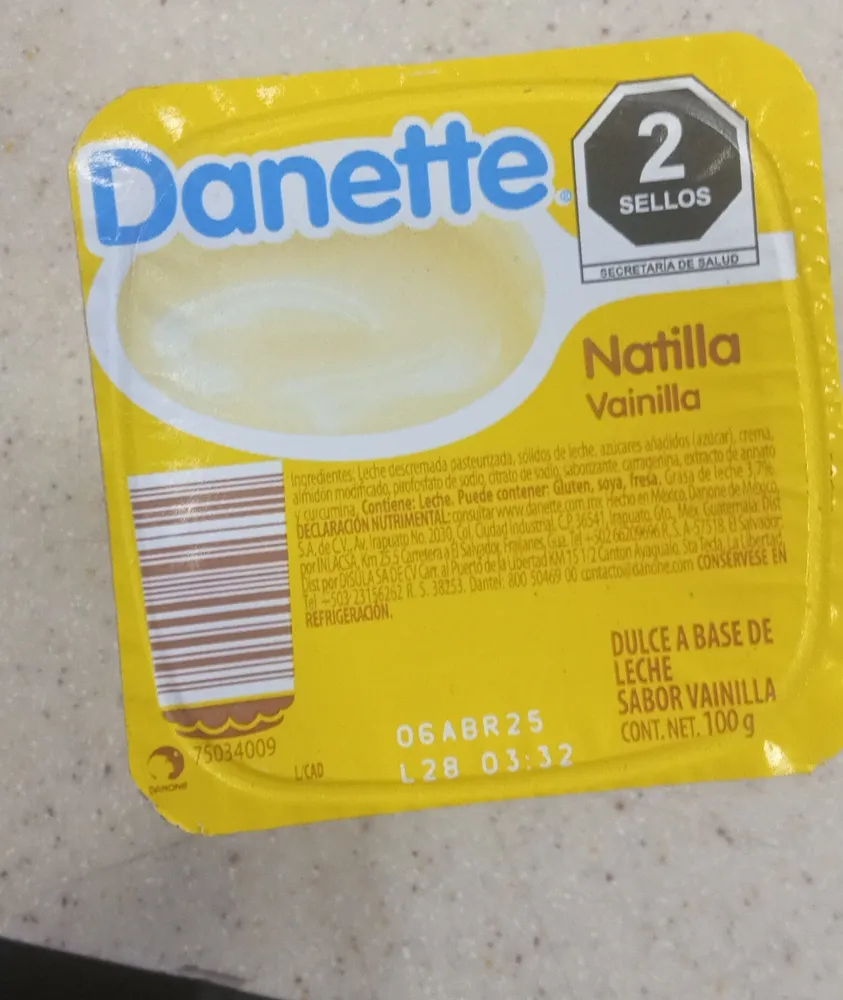 Danette vainilla