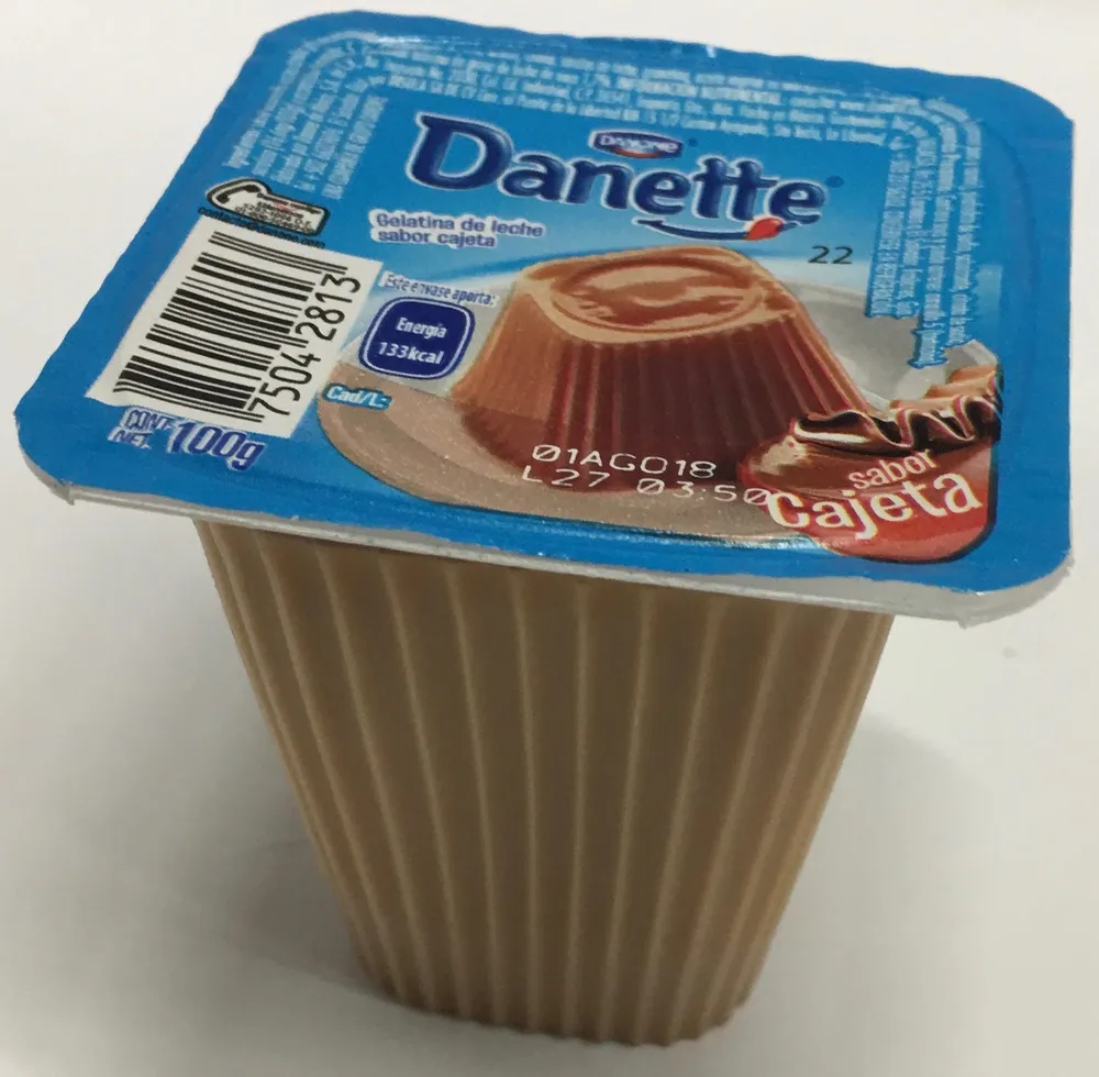 Danette Cajeta Danone