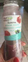 Smoothie banane, raisin, cannenerge, grenade açaï