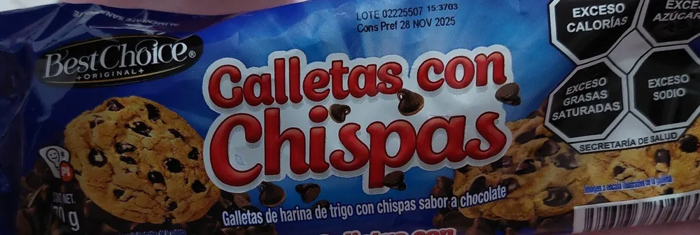 Galletas Con Chispas De Chocolate