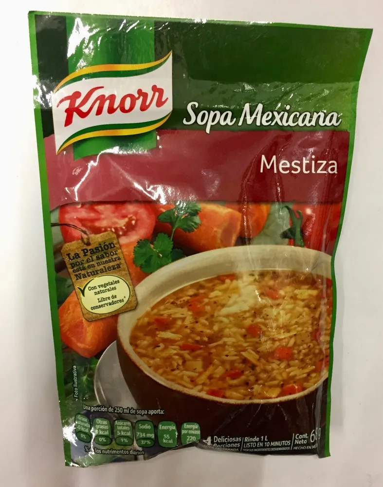 Sopa Mexicana Mestiza