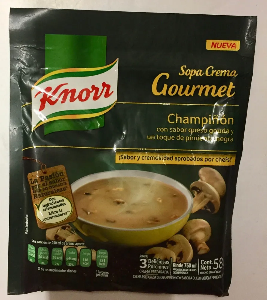 SOPA CREMA GOURMET