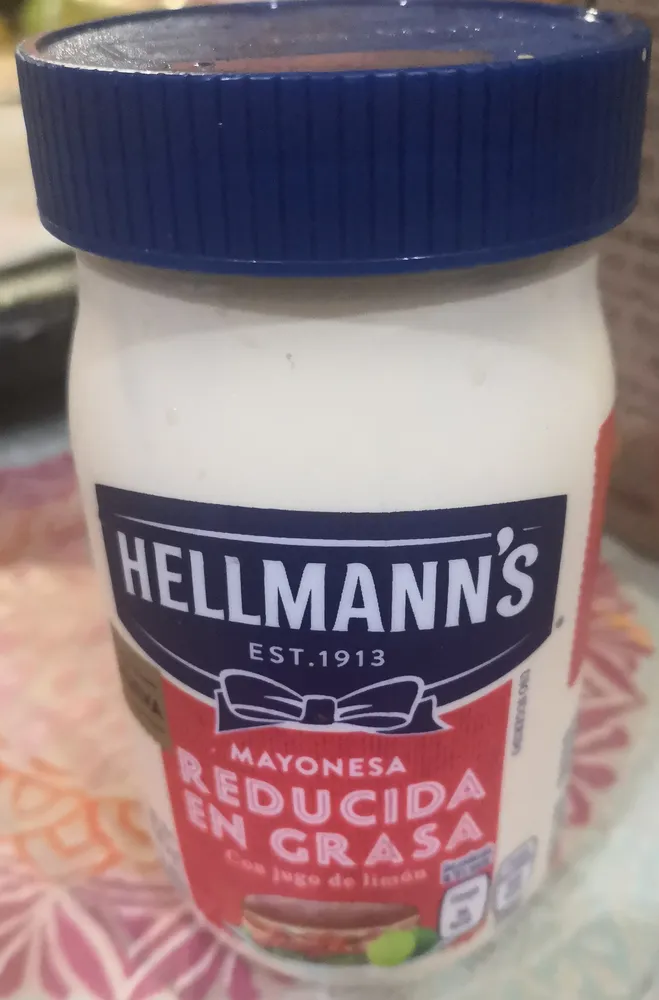 mayonesa reducida en grasas