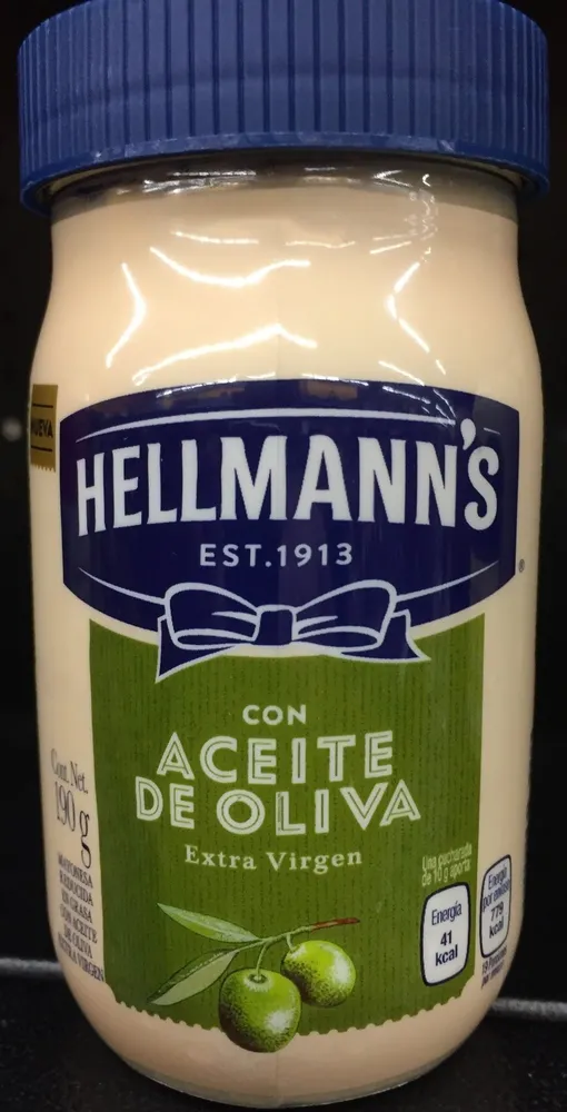 Mayonesa con aceite de oliva Hellmann´s