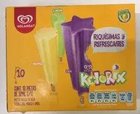 Paleta de agua Kolorix sabor Uva, mango o limon Holanda