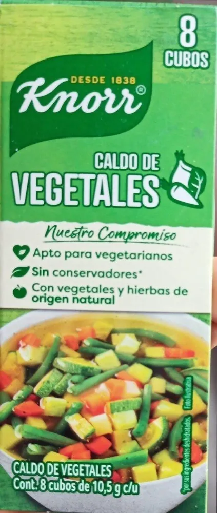 Knorr caldo de Vegetales