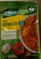 Sopa preparada de Estrellas