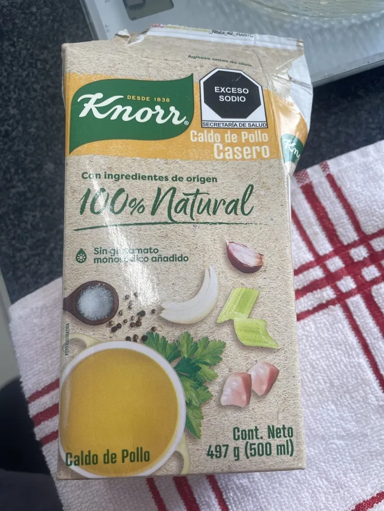 Caldo De Pollo Casero 500ml