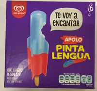Paleta helada de Agua Pinta Lengua sabor tutti-frutti Holanda