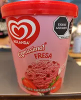 Strawberry Ice Cream, milk base