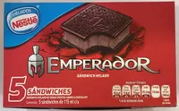 EMPERADOR SANDWICH HELADO SABOR CHOCOLATE