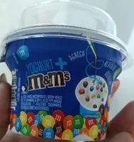 Yoghurt + M&M's