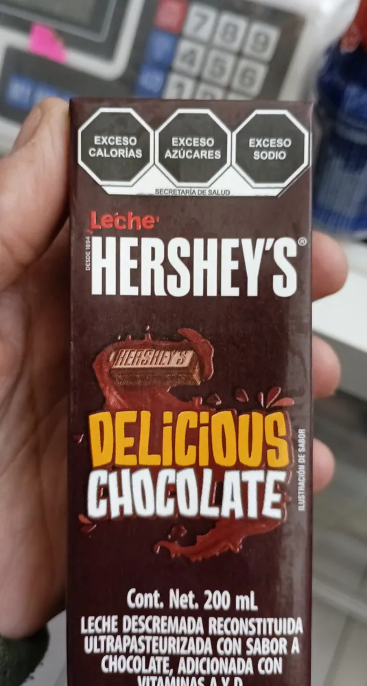 Leche Hershey's chocolate