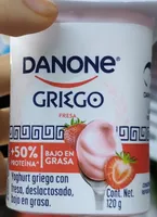 Yogurt griego deslactosado sabor fresa