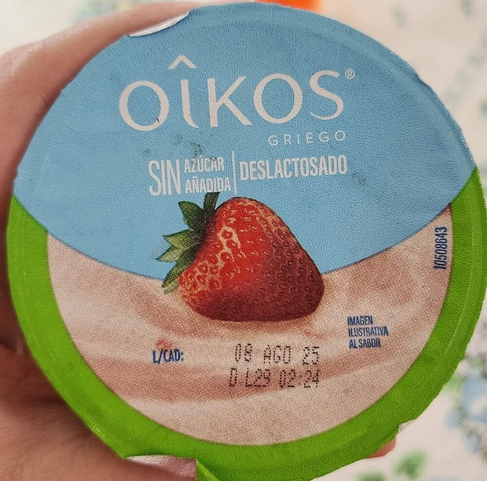 Oídos 0 Sugar 0 Lactose Strawberry Greek Yogurt