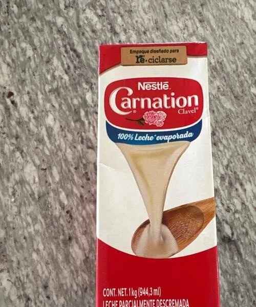 Leche evaporada