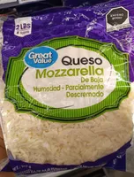 Queso mozzarella de baja humedad parcialmente descremado