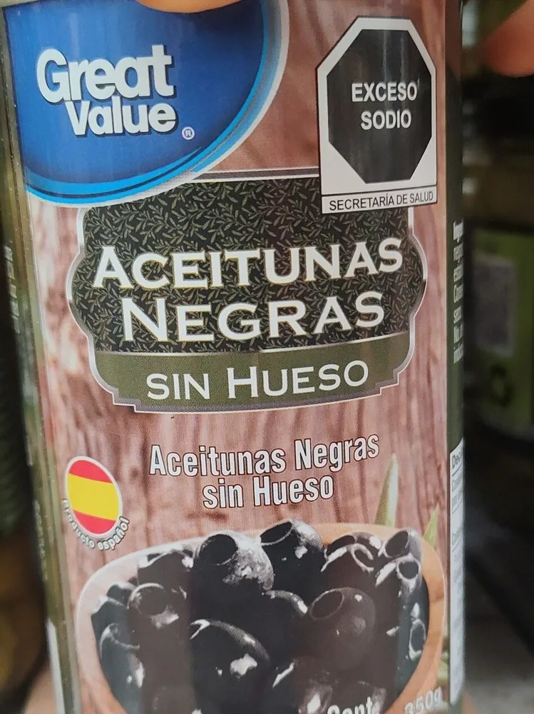 Aceitunas negras sin hueso