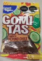 Gomitas sabor pepino chile